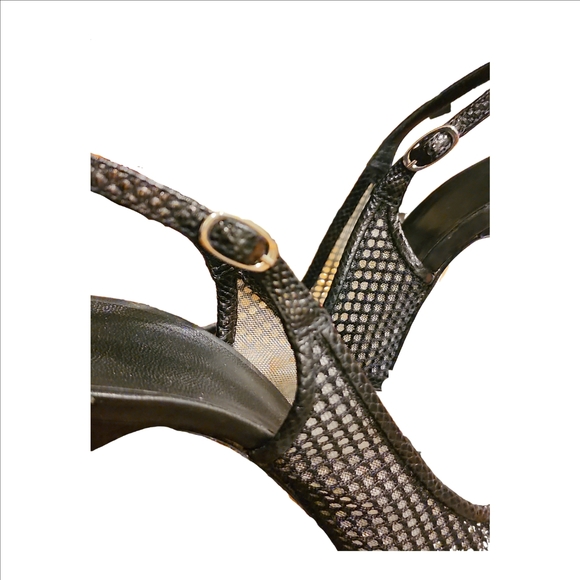 Guissepi Zanotti peep toe slingback stilettos - Picture 6 of 6